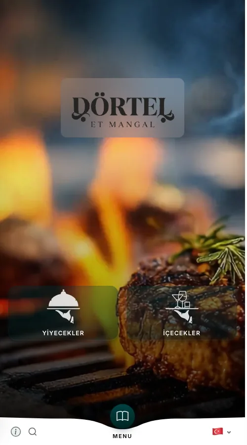 Dörtelet Mangal — menu design