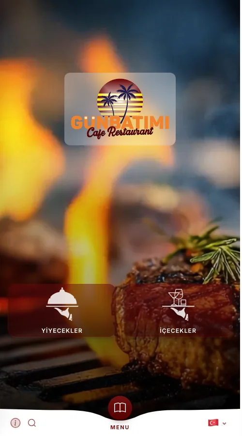 Günbatımı Cafe — menu design