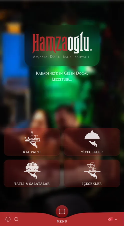 Hamzaoğlu Akçaabat Köftecisi — menu design