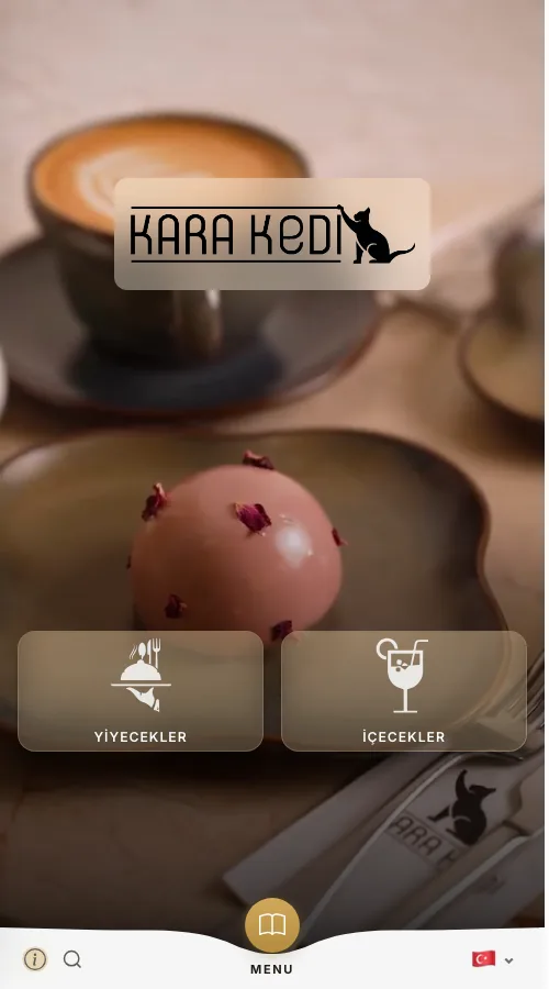 Karakedi — menu design