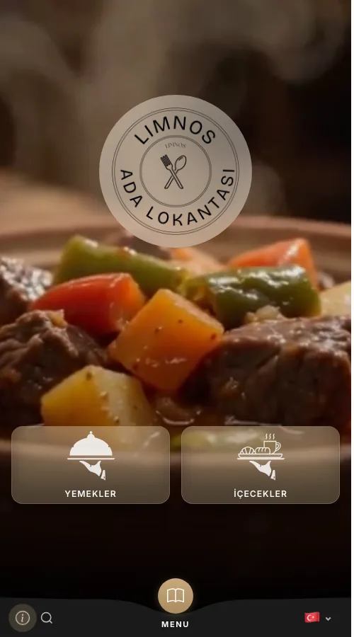 Limnos Ada Lokantası — menu design