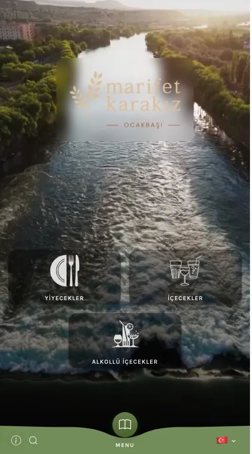 Marifet Karakız — menu design