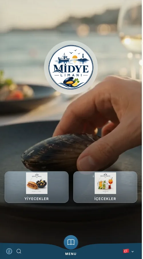 Midye Limanı — menu design