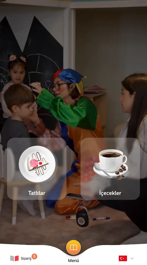Milaming Kids — menu design
