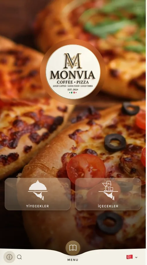 Monvia Coffee — menu design