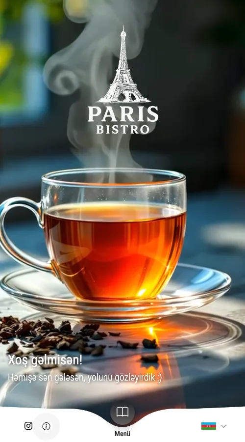 Paris Bistro — menu design