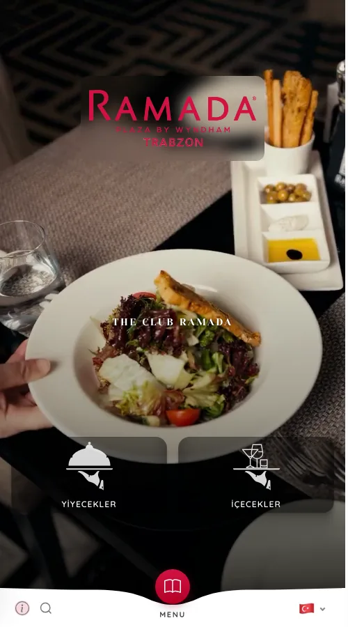 Ramada Trabzon — menu design