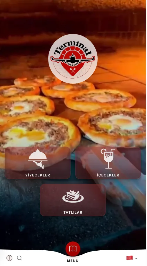 Terminal Pide — menu design