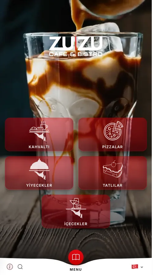 Zuzu Bistro — menu design