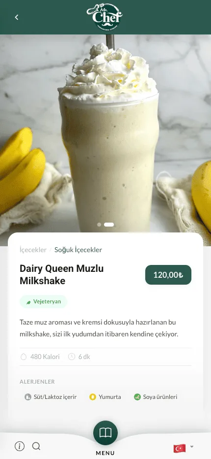 Milkshake — önce