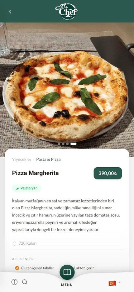 Pizza — önce
