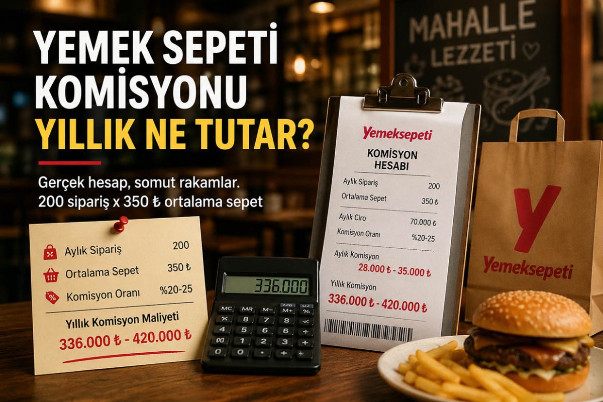 Yemek Sepeti komisyonu yıllık ne tutar? Bir restoranın gerçek hesabı
